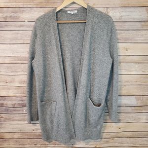 Madewell Long Open Front Cardigan Small